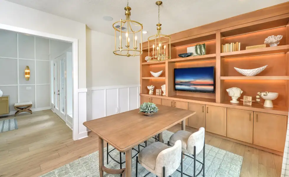 Furnished interior view inside a new home in Weslyn Park at Sunbridge, St. Cloud (Image 32).