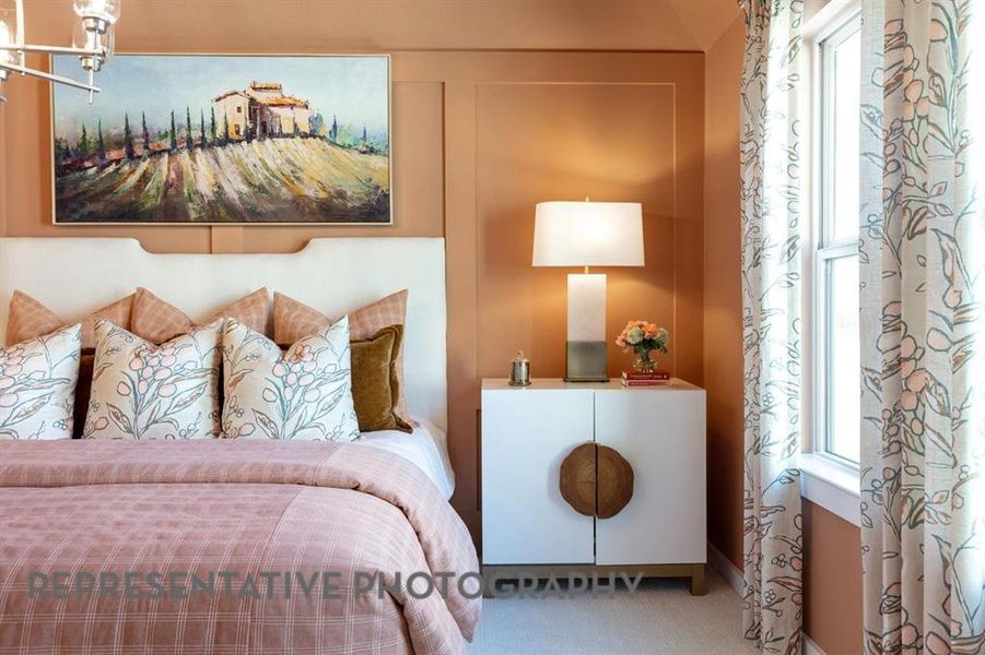 Furnished interior view inside a new home in The Parks at Wilson Creek, Celina (Image 22).