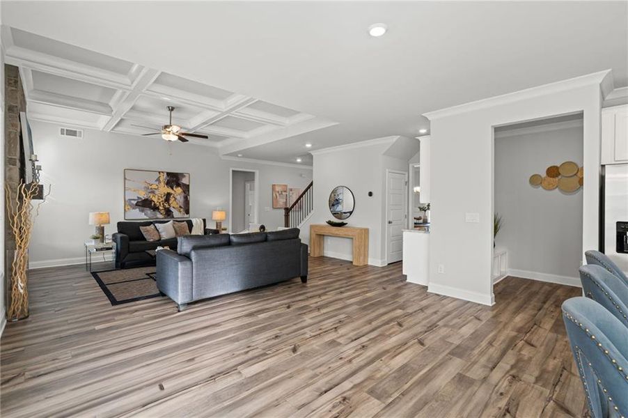 Furnished interior view inside a new home in Overlook at Marina Bay, Gainesville (Image 15).