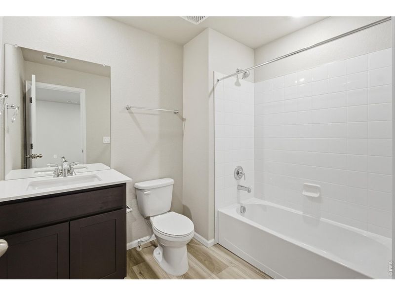 Furnished interior view inside a new home in Poudre Heights: The Meadow Collection, Windsor (Image 5).