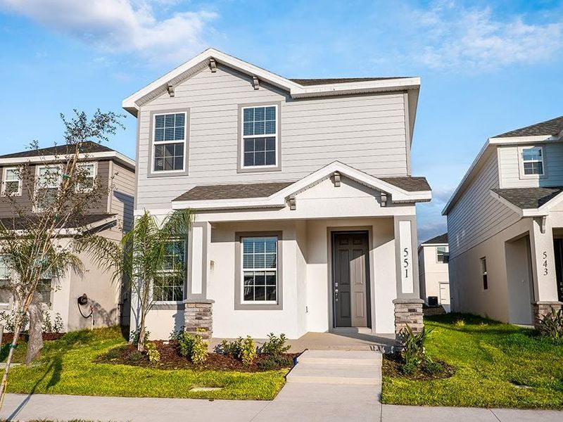 Multiple exterior elevations are available - Capri bungalow by Highland Homes