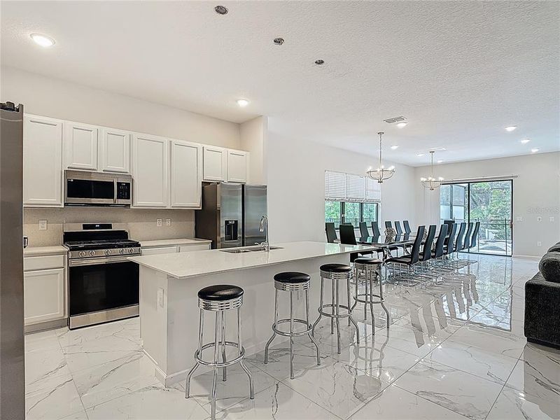 Furnished interior view inside a new home in , Davenport (Image 8).