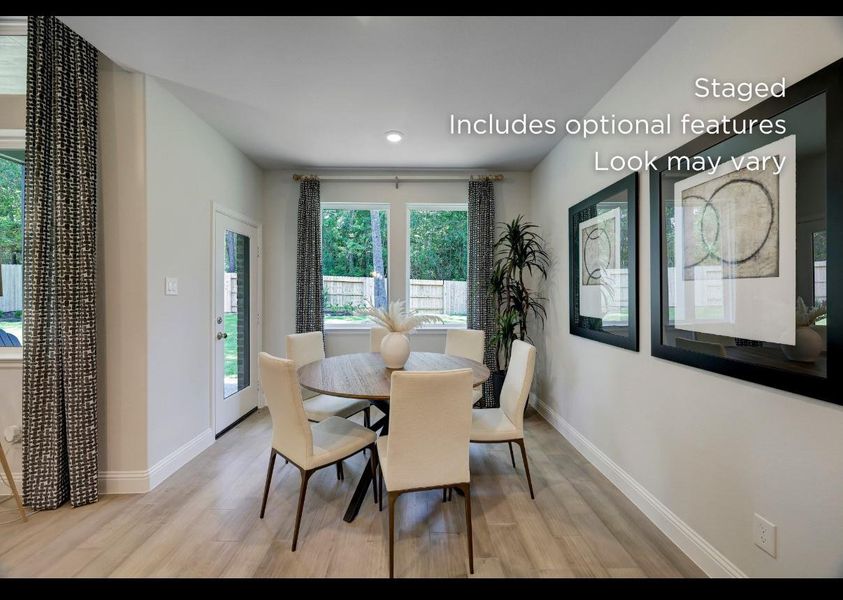 Furnished interior view inside a new home in WILDTREE 50', Montgomery (Image 6).