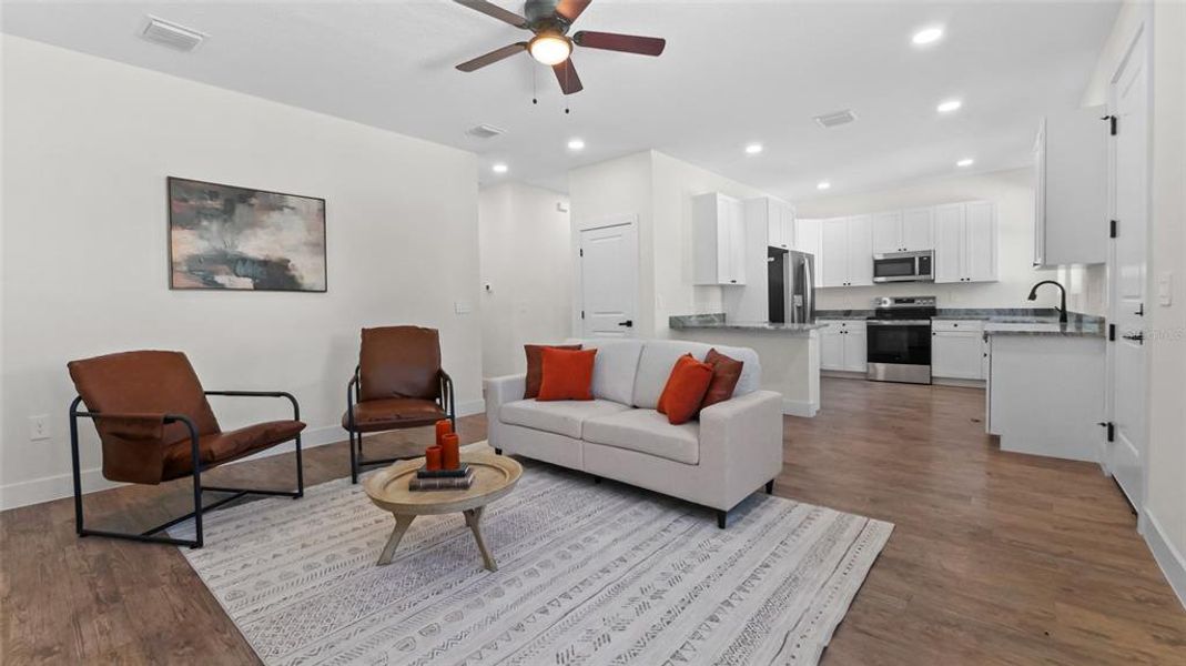 Furnished interior view inside a new home in , Tampa (Image 24).