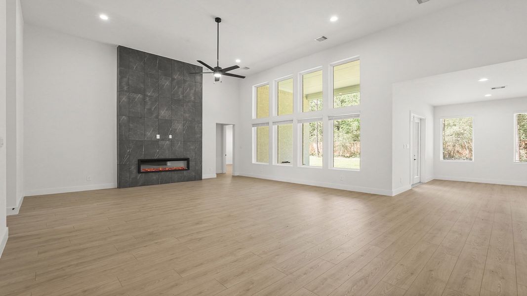 Representative unfurnished interior of a home built from the Portifino by D.R. Horton in Butlers Bend Estates, Pinehurst (Image 62). Representative unfurnished interior of a home built from the Portifino by D.R. Horton in Butlers Bend Estates, Pinehurst (Image 62).