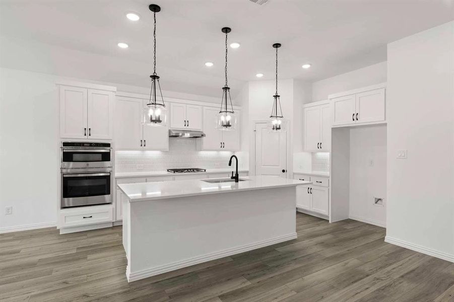 Furnished interior view inside a new home in Brookshire at Legacy Hills-60s, Celina (Image 12). Furnished interior view inside a new home in Brookshire at Legacy Hills-60s, Celina (Image 12).