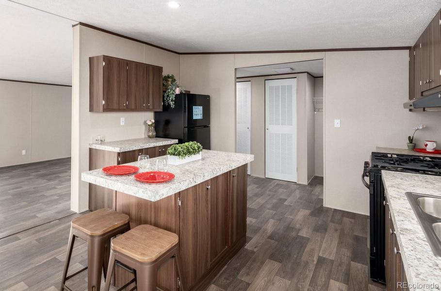 Furnished interior view inside a new home in , Colorado Springs (Image 3).