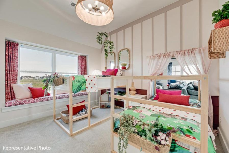 Furnished interior view inside a new home in Providence Cove, McKinney (Image 23).