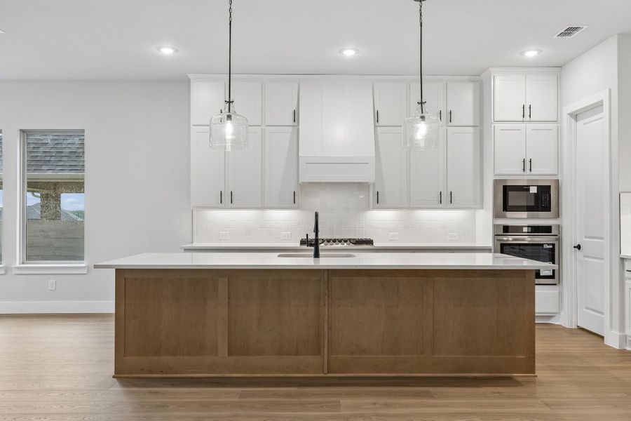 Furnished interior view inside a new home in Painted Tree Lakeside, McKinney (Image 7).