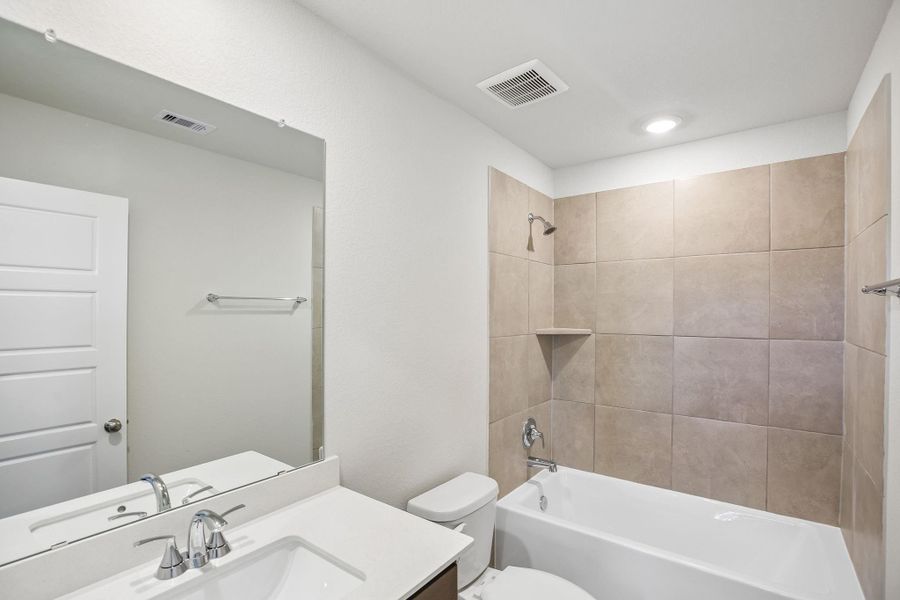 Furnished interior view inside a new home in Landing Meadows - Premier Series, New Caney (Image 7).