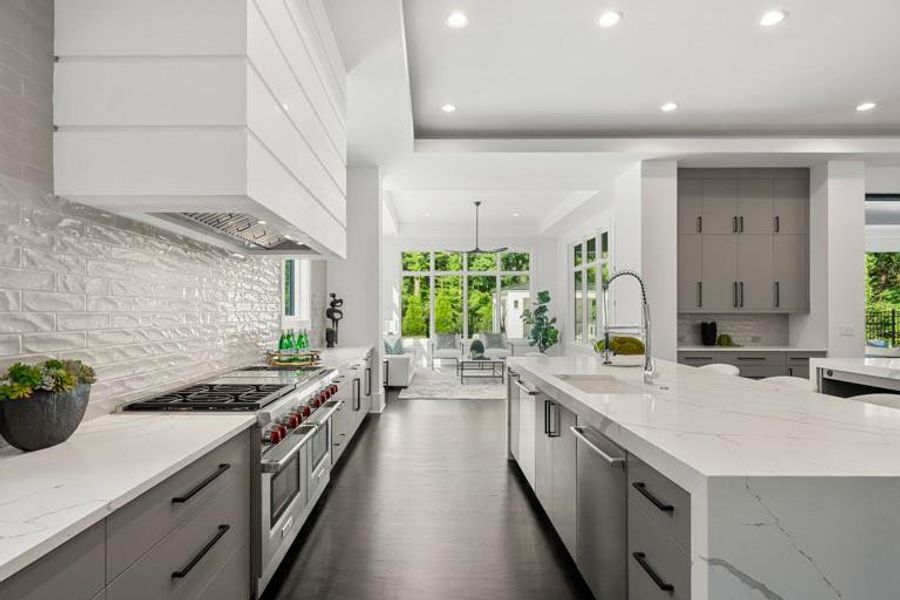 Furnished interior view inside a new home in , Sandy Springs (Image 56).