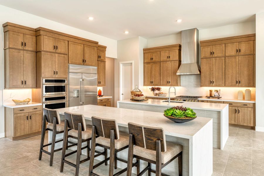 Representative furnished interior of a home built from the Calida Plan 9002 by Tri Pointe Homes in Emberly, Gilbert (Image 7).