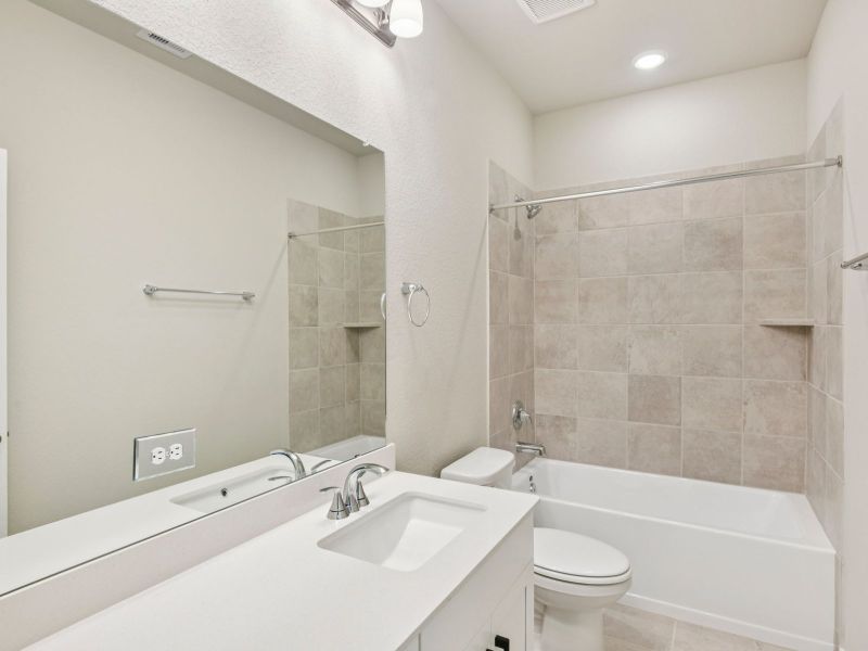 Furnished interior view inside a new home in Pinewood Trails - Luxe Series, Atascocita (Image 6).