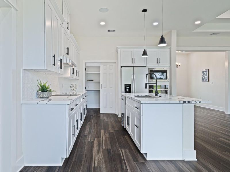 Furnished interior view inside a new home in , Angleton (Image 5).