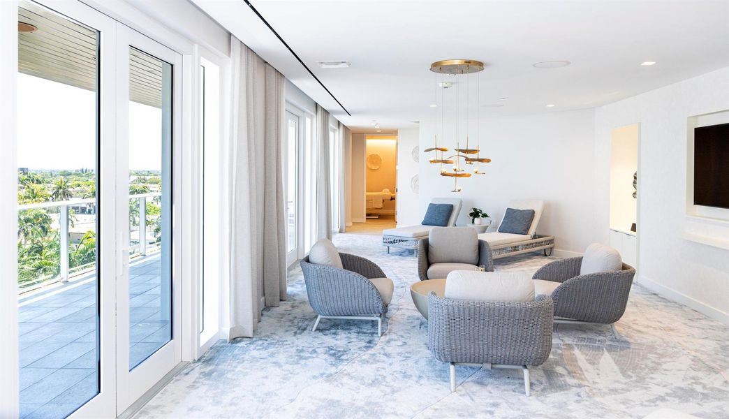 Furnished interior view inside a new home in , Boca Raton (Image 33).