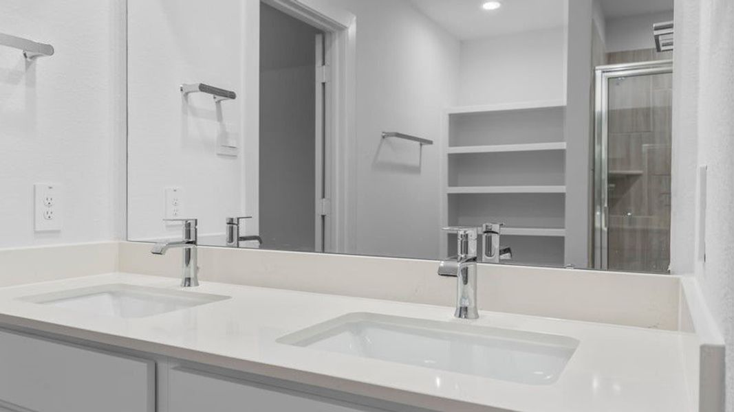 Close-up of interior finishes inside a home in Tamarron, Fulshear (Image 9).