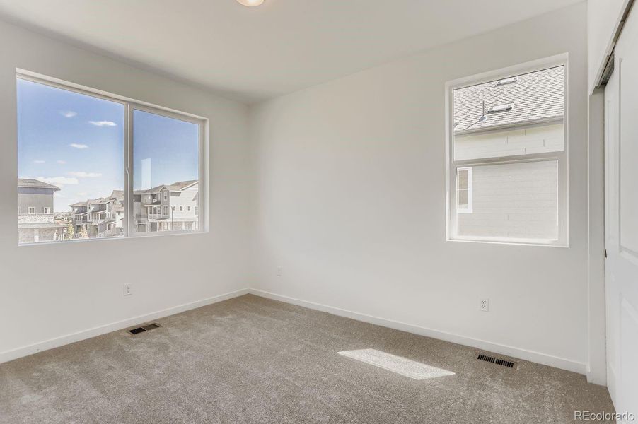 Spacious, unfurnished interior of a new home in Parterre: The Parkside Collection, Thornton (Image 11). Spacious, unfurnished interior of a new home in Parterre: The Parkside Collection, Thornton (Image 11).