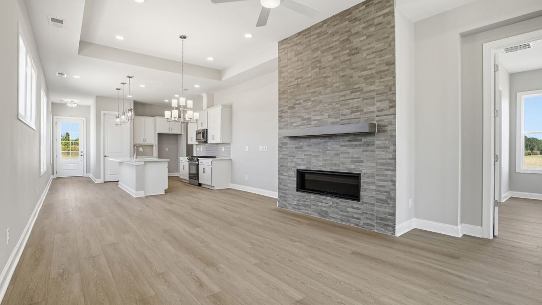 Spacious, unfurnished interior of a new home in Cresswind at Rocky River, Locust (Image 14).