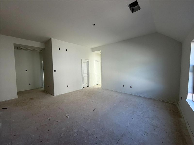 Actual progress of your home.