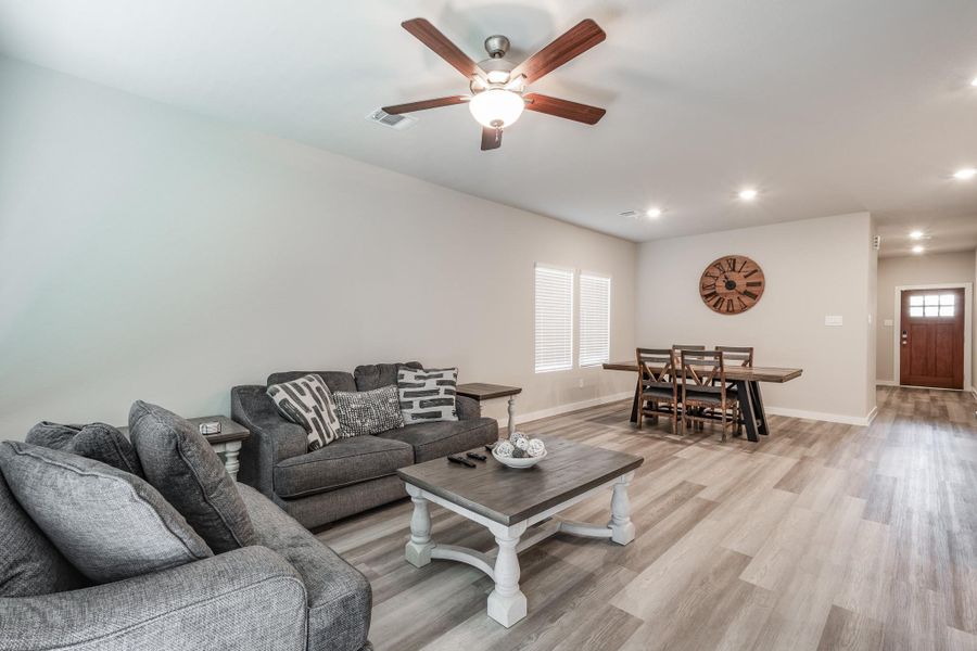 Furnished interior view inside a new home in Heights of Barbers Hill, Baytown (Image 15).