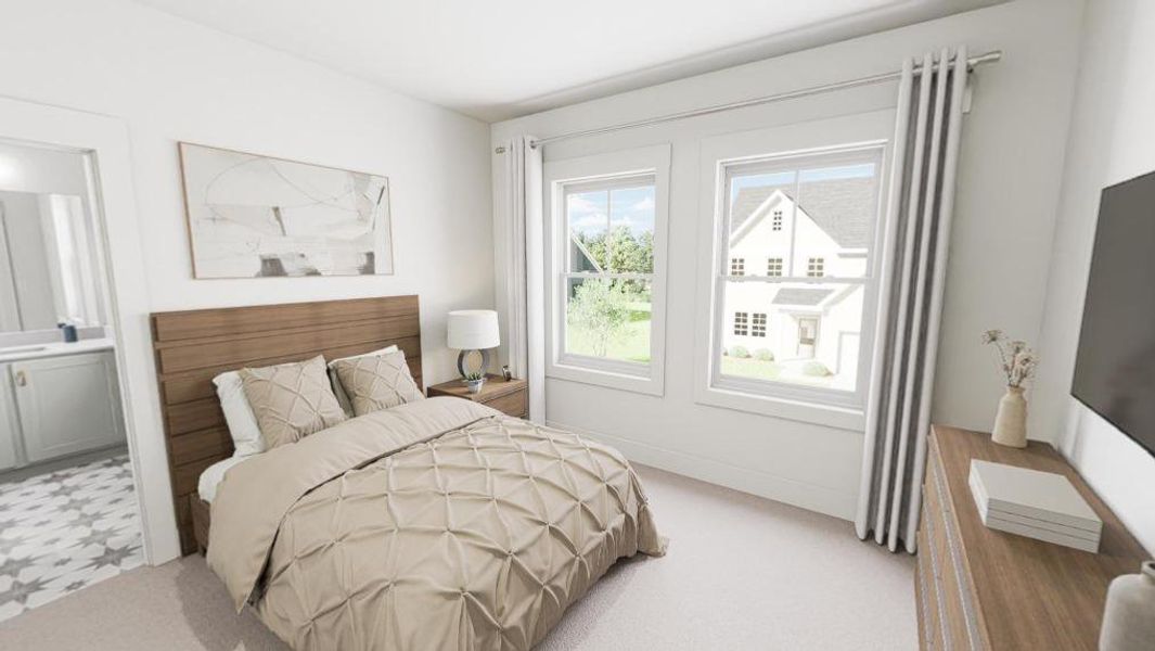 Furnished interior view inside a new home in Golden Gate, High Point (Image 11).