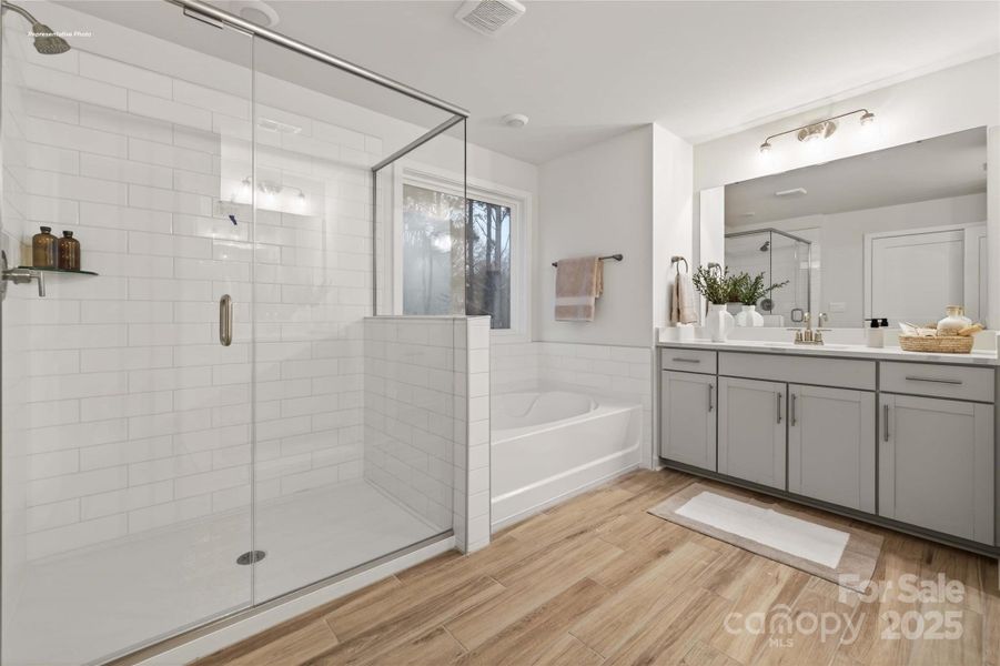 Furnished interior view inside a new home in Sanctuary at Southgate, Indian Trail (Image 5).