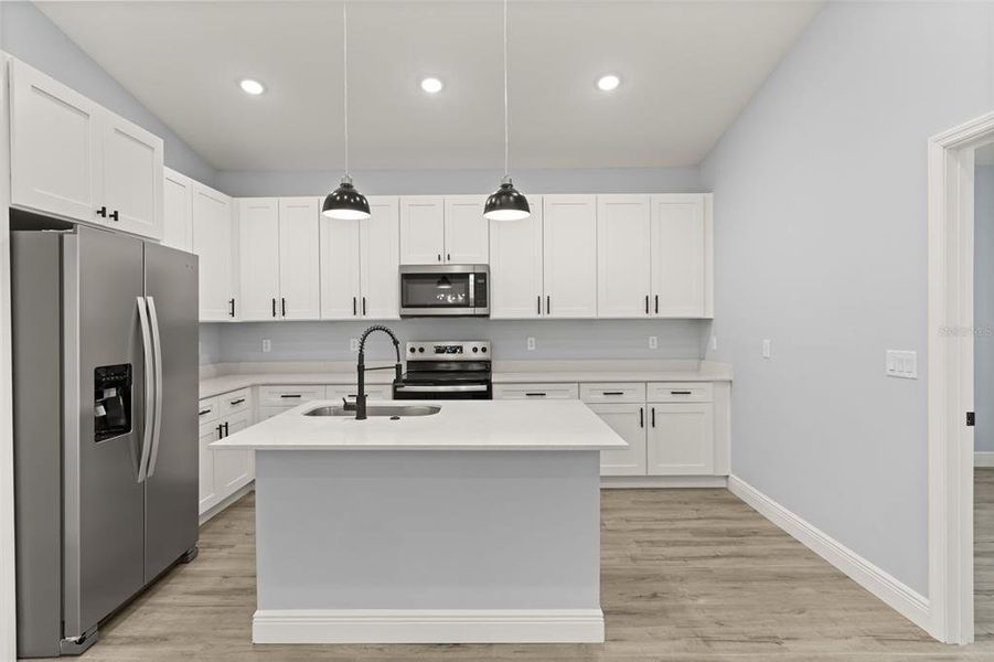 Furnished interior view inside a new home in , Orange City (Image 9).