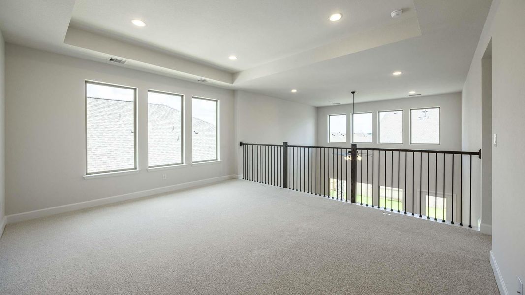 Spacious, unfurnished interior of a new home in Lariat 45', Liberty Hill (Image 13). Spacious, unfurnished interior of a new home in Lariat 45', Liberty Hill (Image 13).
