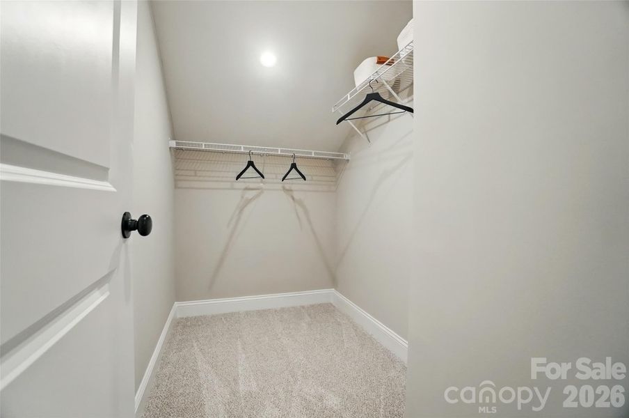 Representation only of walk in closet in 2nd primary