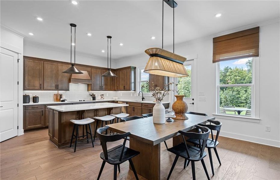 Furnished interior view inside a new home in Traditions of Braselton, Jefferson (Image 7).