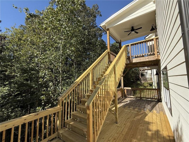 Exterior details and patio area of a home in Carter Grove, Cartersville (Image 4).