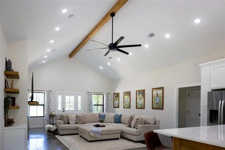 Furnished interior view inside a new home in , Powderly (Image 14).