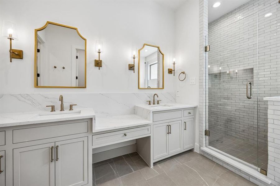 Furnished interior view inside a new home in , Dallas (Image 12).