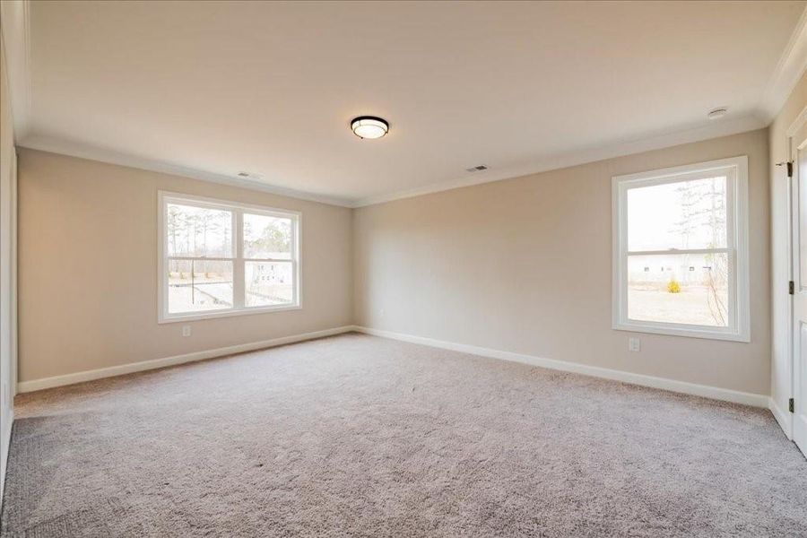 Spacious, unfurnished interior of a new home in Cherokee Township, Acworth (Image 29). Spacious, unfurnished interior of a new home in Cherokee Township, Acworth (Image 29).