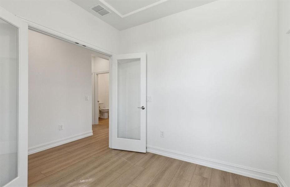 Elegant study with French doors *real home pictured Elegant study with French doors *real home pictured