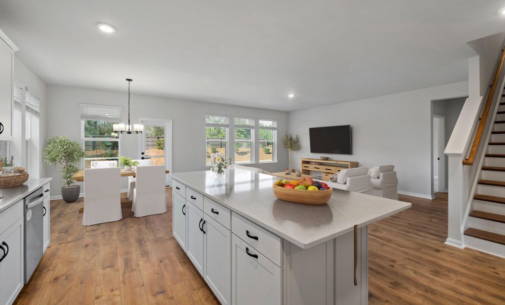 Representative furnished interior of a home built from the Sweetgum by Beazer Homes in The Groves of Berkeley, Moncks Corner (Image 11).