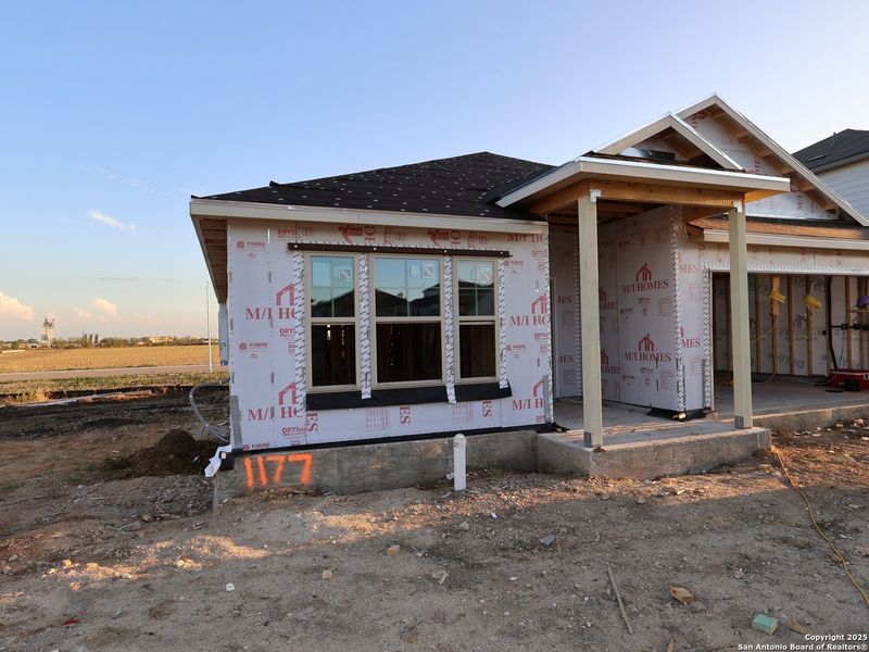 In-progress construction of a new home in Greenspoint Heights, Seguin, TX (Image 25).