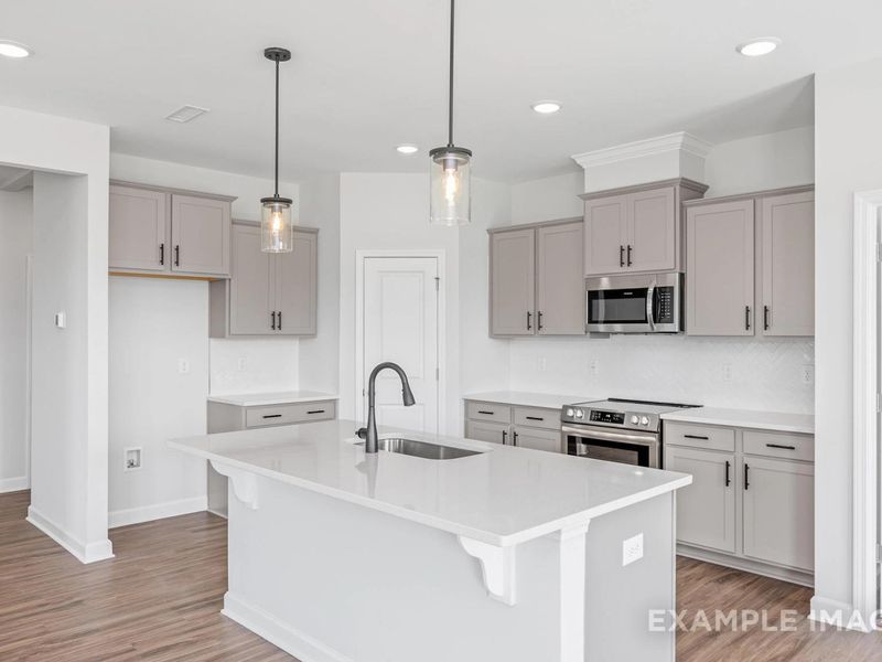Furnished interior view inside a new home in Retreat at North Main, Lillington (Image 4).