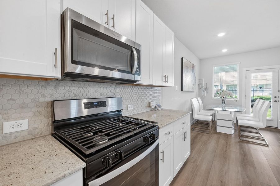 Furnished interior view inside a new home in McClendon Park Village, Houston (Image 7).