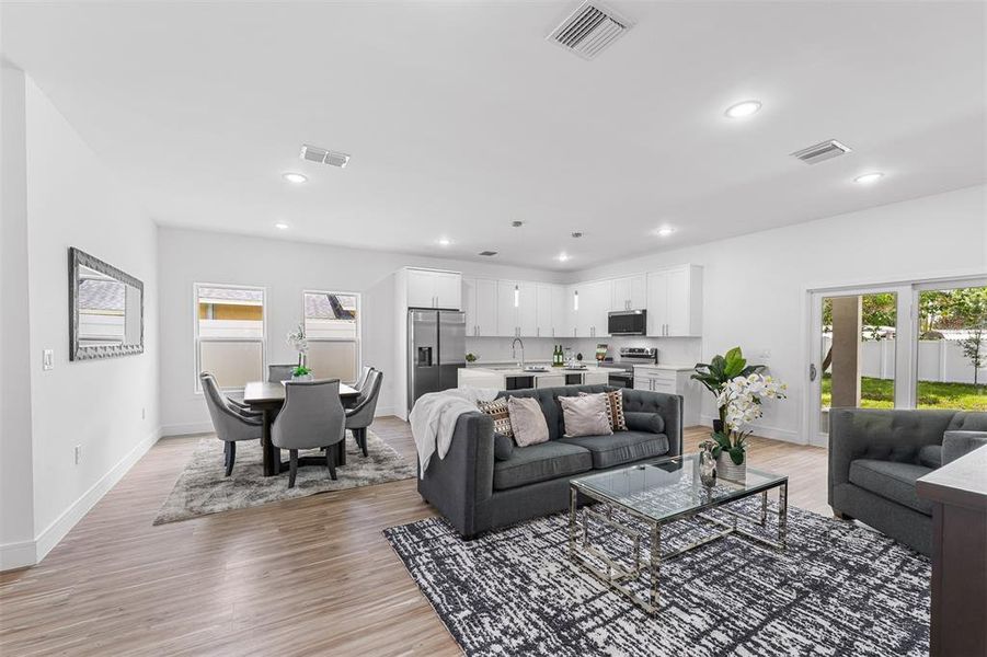 Furnished interior view inside a new home in , Orlando (Image 8). Furnished interior view inside a new home in , Orlando (Image 8).