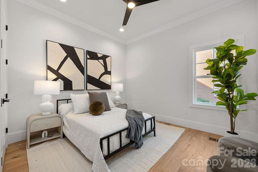 Main level guest bedroom.