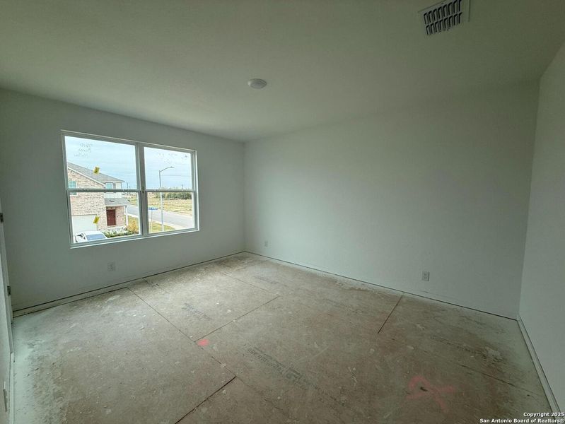 In-progress construction of a new home in Meadows at Hennersby Hollow 40's, San Antonio, TX (Image 25).