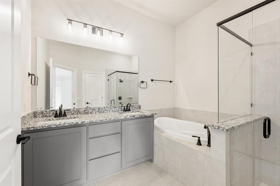 Furnished interior view inside a new home in Parks of Aledo, Aledo (Image 9).