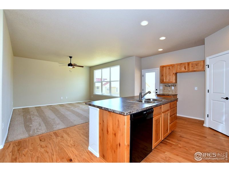 Furnished interior view inside a new home in Union Colony West, Greeley (Image 9).
