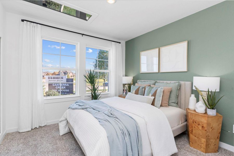 Furnished interior view inside a new home in , Iowa Colony (Image 35).