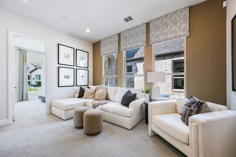 Representative furnished interior of a home built from the Courtney by Taylor Morrison in The Ridge at Northlake 70s, Northlake (Image 15). Representative furnished interior of a home built from the Courtney by Taylor Morrison in The Ridge at Northlake 70s, Northlake (Image 15).