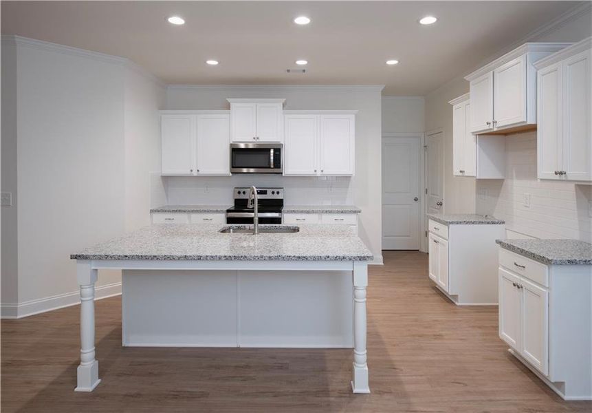 Furnished interior view inside a new home in , Flowery Branch (Image 4).