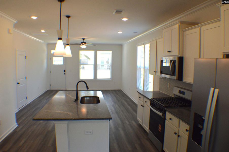 Furnished interior view inside a new home in Bickley Station, Irmo (Image 8). Furnished interior view inside a new home in Bickley Station, Irmo (Image 8).