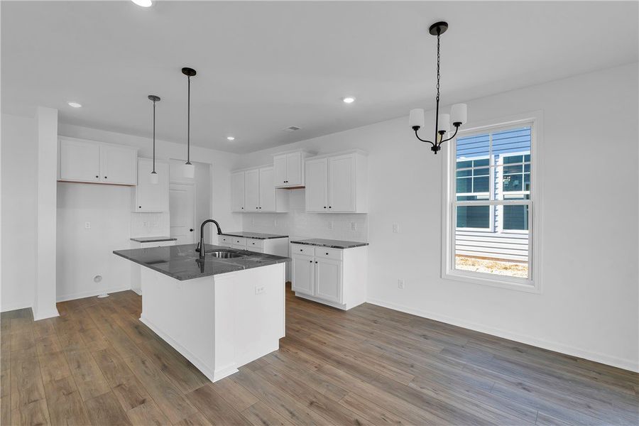 Furnished interior view inside a new home in Brownstone Park, Easley (Image 7).