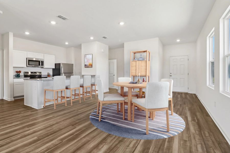 Representative furnished interior of a home built from the Larissa by Starlight Homes in Crescent Pointe, Carrollton (Image 5).